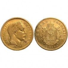 Gold French 20 Franc Napolean