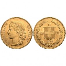 Gold Swiss 20 Franc