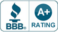 BBB Accredited Business, A+ Rating